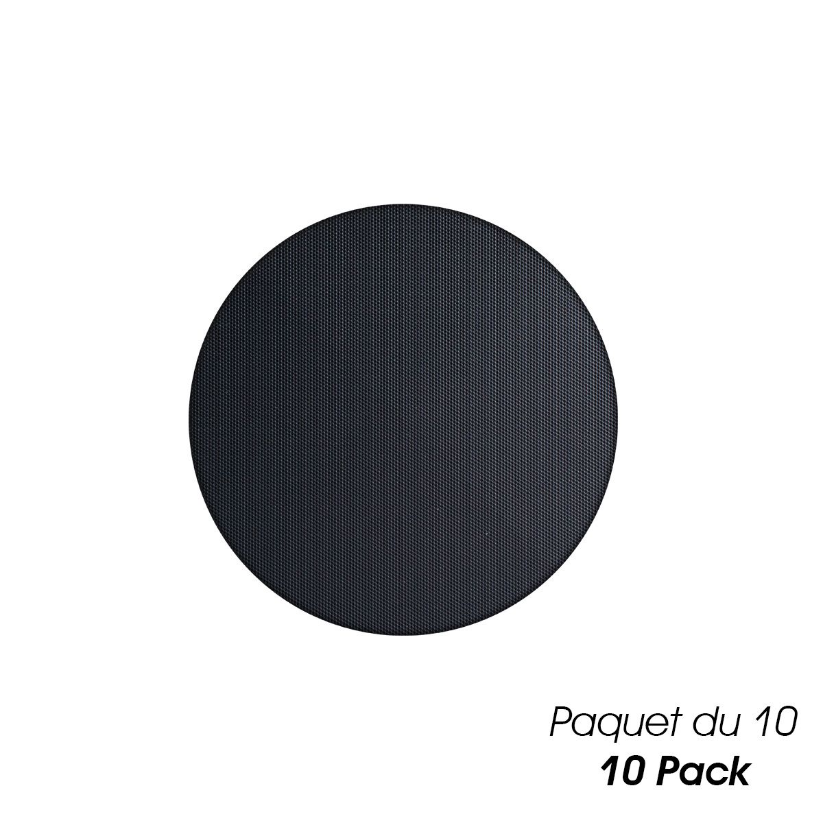 BCS Series Round Grille - Black  (10 Pack)