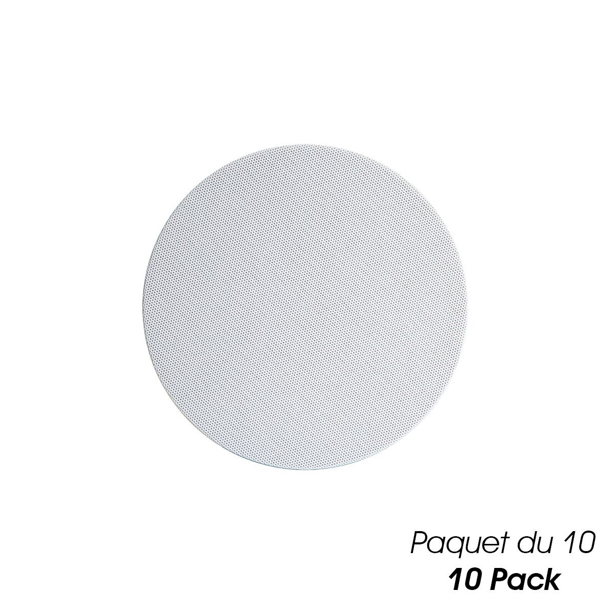 BCS Series Round Grille - White  (10 Pack)