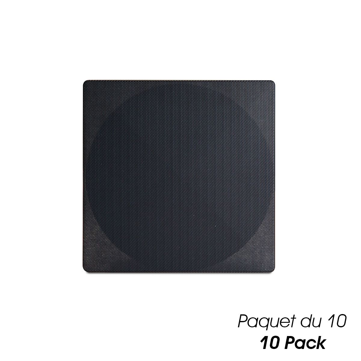 BCS Series Square Grille - Black  (10 Pack)