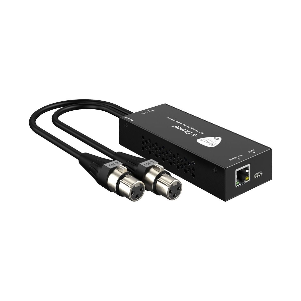 XLR Male Dante Audio Output Adapter