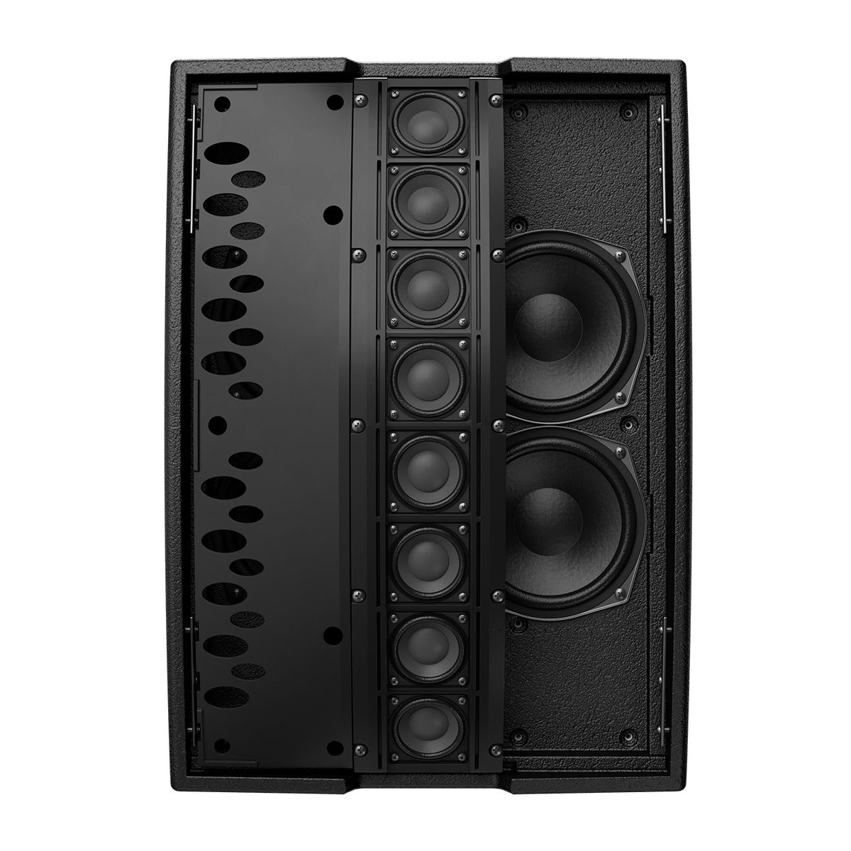 Constant Beamwidth Speaker 180deg Pattern, Passive, Black