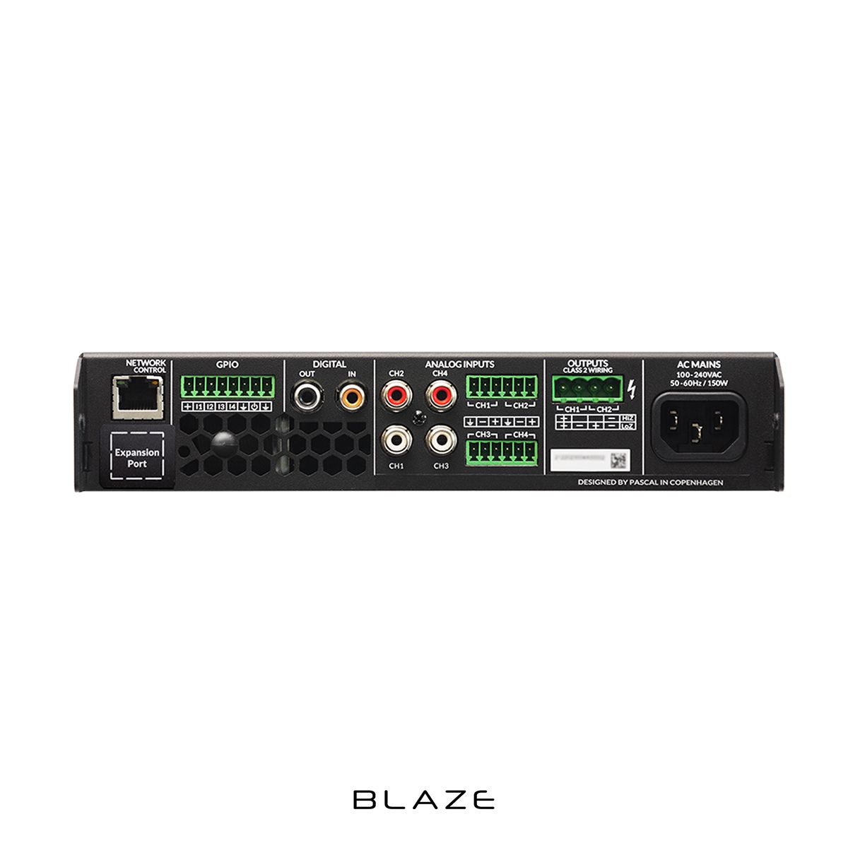 PowerZone Connect 122 - 10 input 125w 8 Ohm-70v, 2ch IP Amp