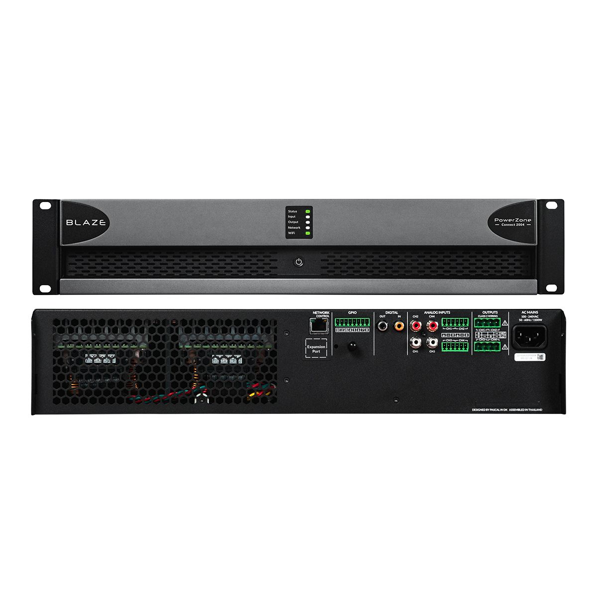 PowerZone Connect 2004 - 10 input 2000w 8 Ohm-70v, 4ch IP Am