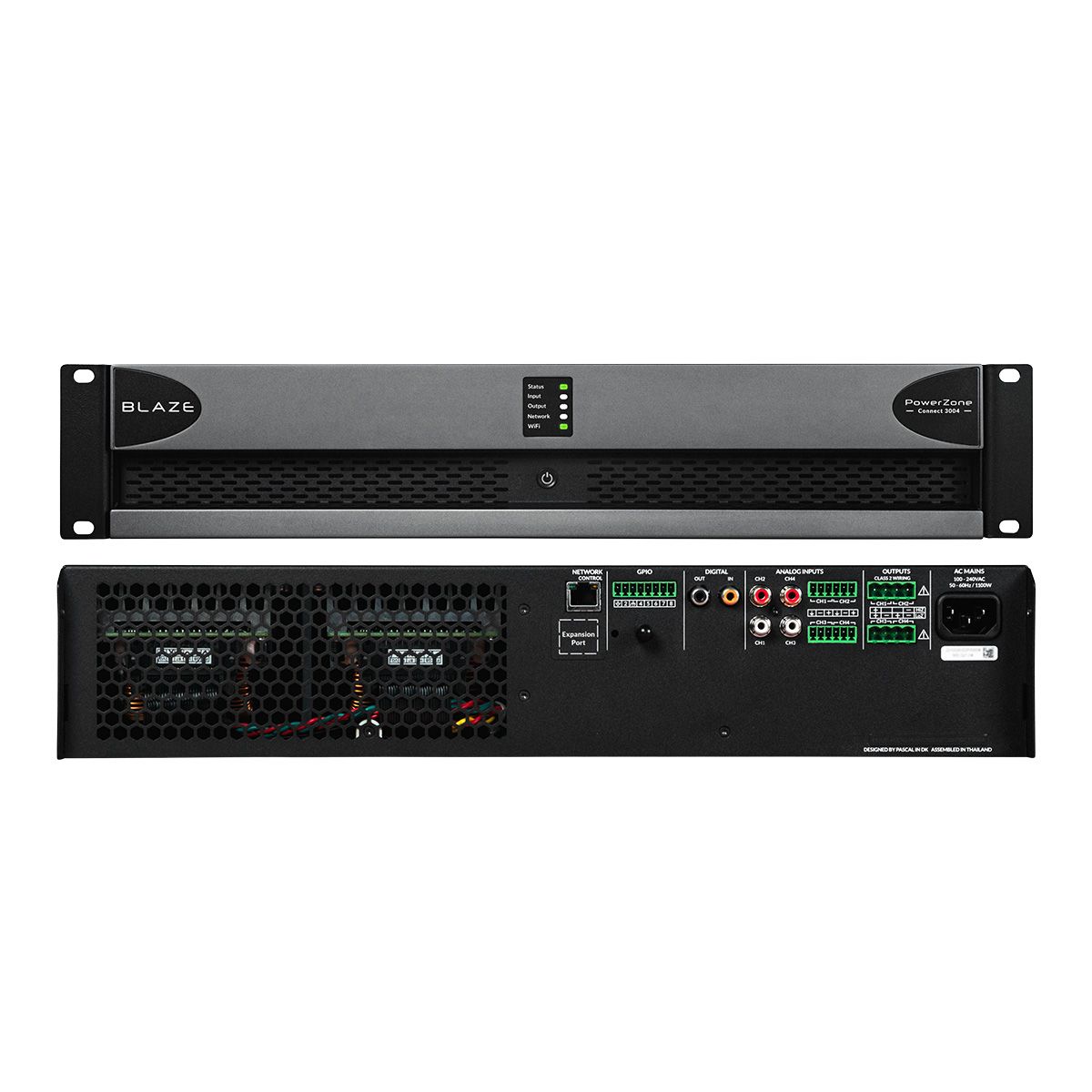 PowerZone Connect 3004 - 10 input 3000w 8 Ohm-70v, 4ch IP Am