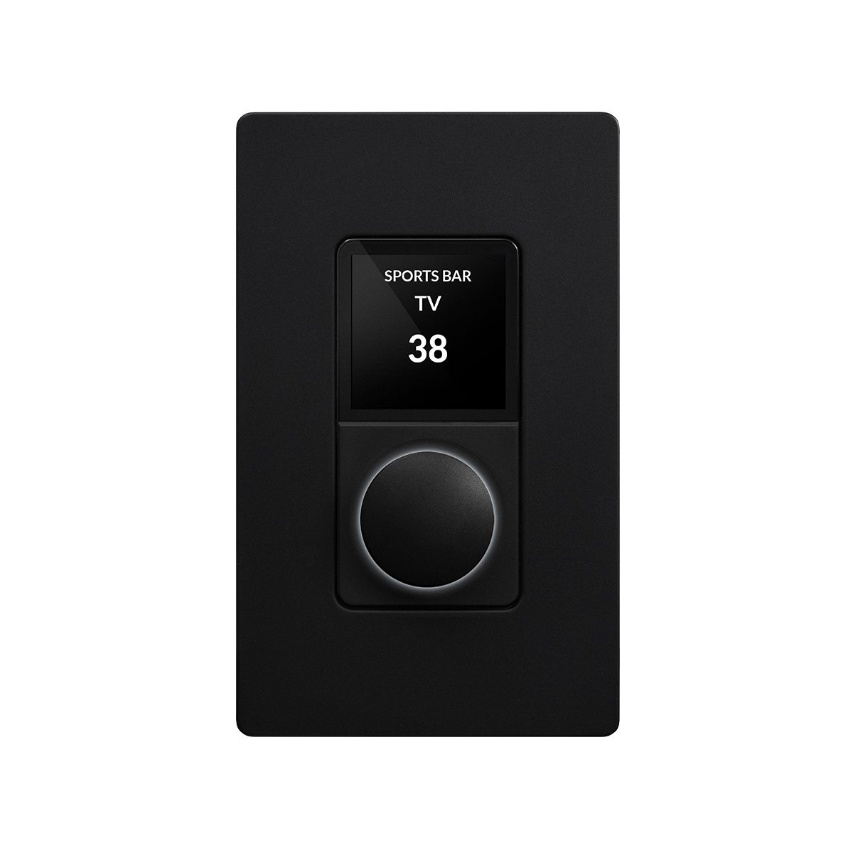 Wall S1 - Networked Smart Controller w-LCD screen, Black