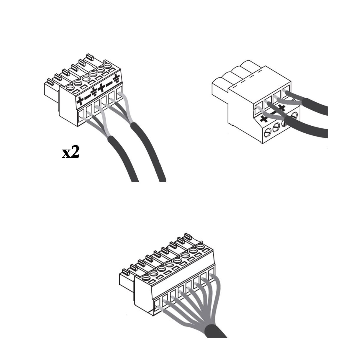 Euroblock connector replacement kit - PowerZone Connect Amps