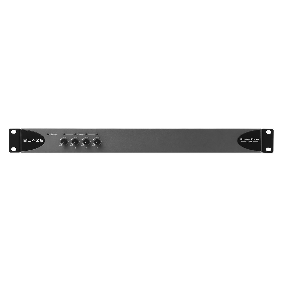 PowerZone 1004 - 4x250w Bal 4-input 8 Ohm-70v Amp, 1U-RK Inc
