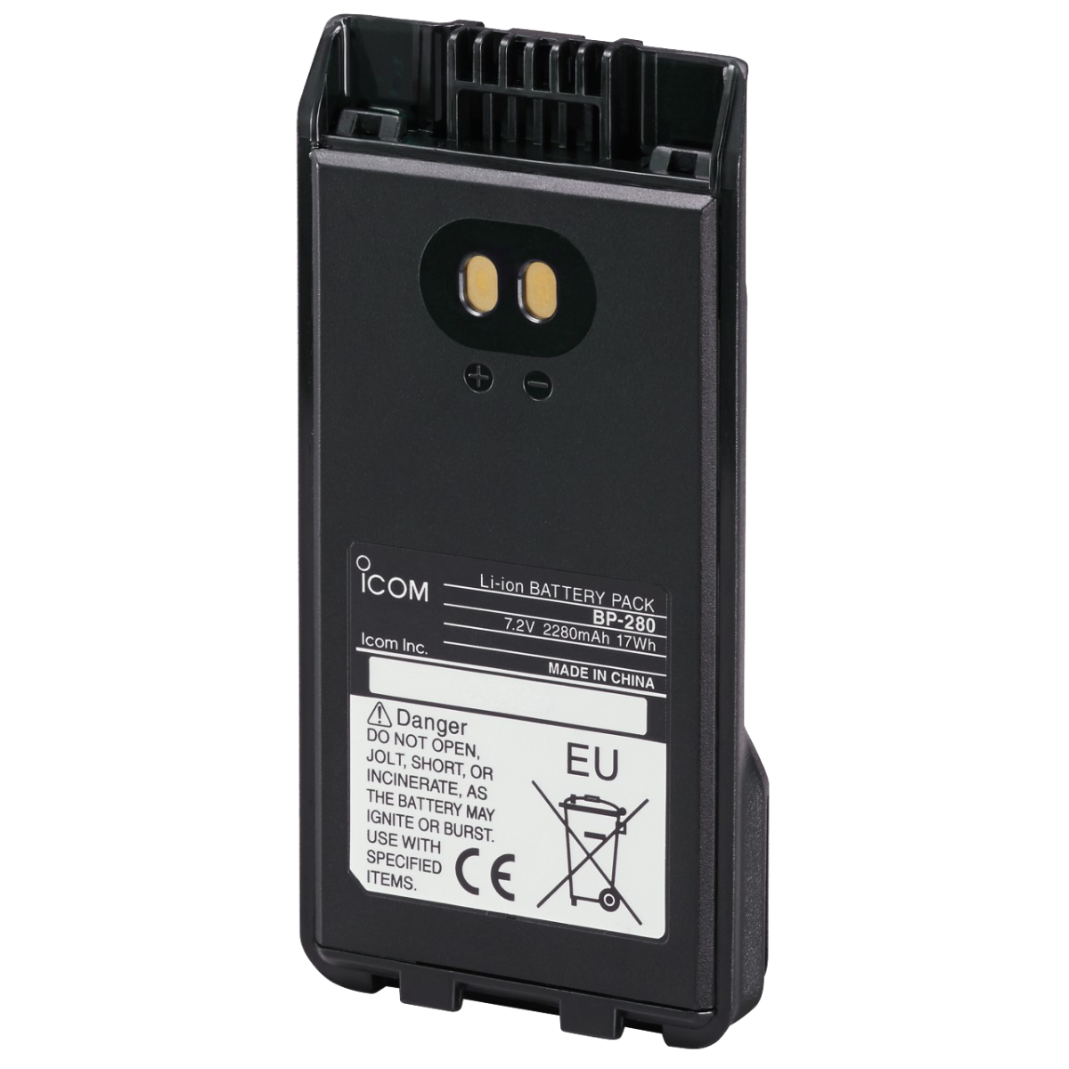 iCom replacement Li-On 2280 mAh battery