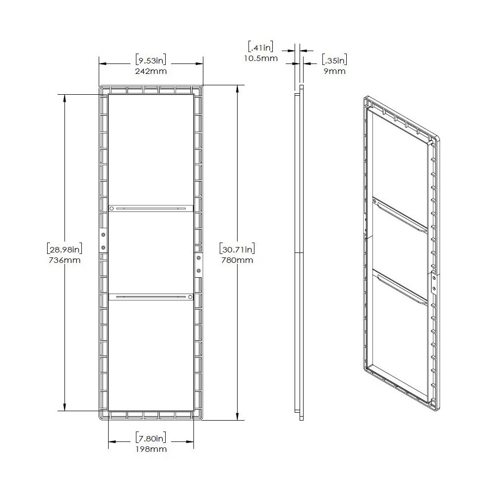 New Construction Bracket: THTR 60 Speakers (PAIR)