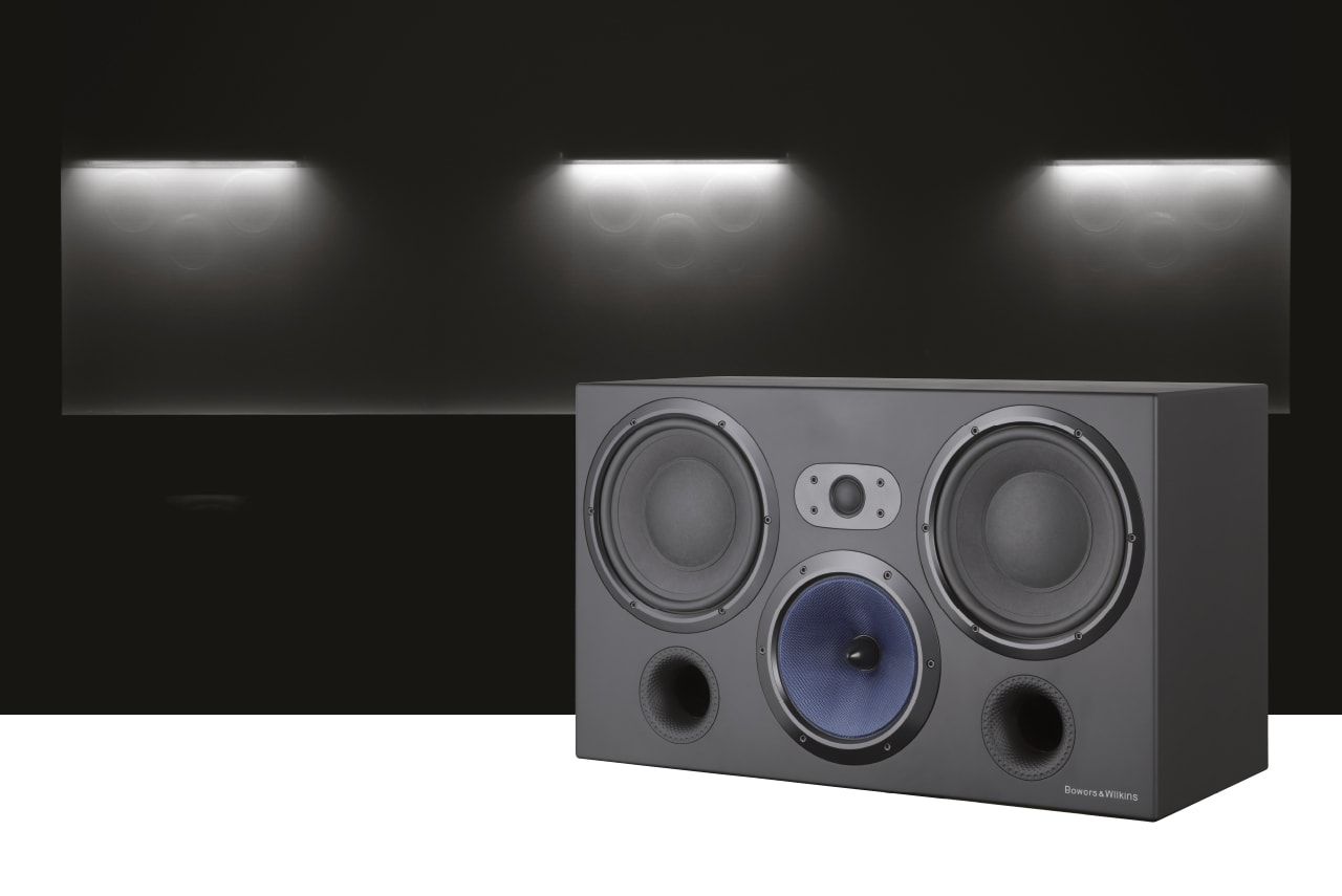 Custom Theatre Box Speakers, 2x8in, 1x6in LCRS, Black, Each