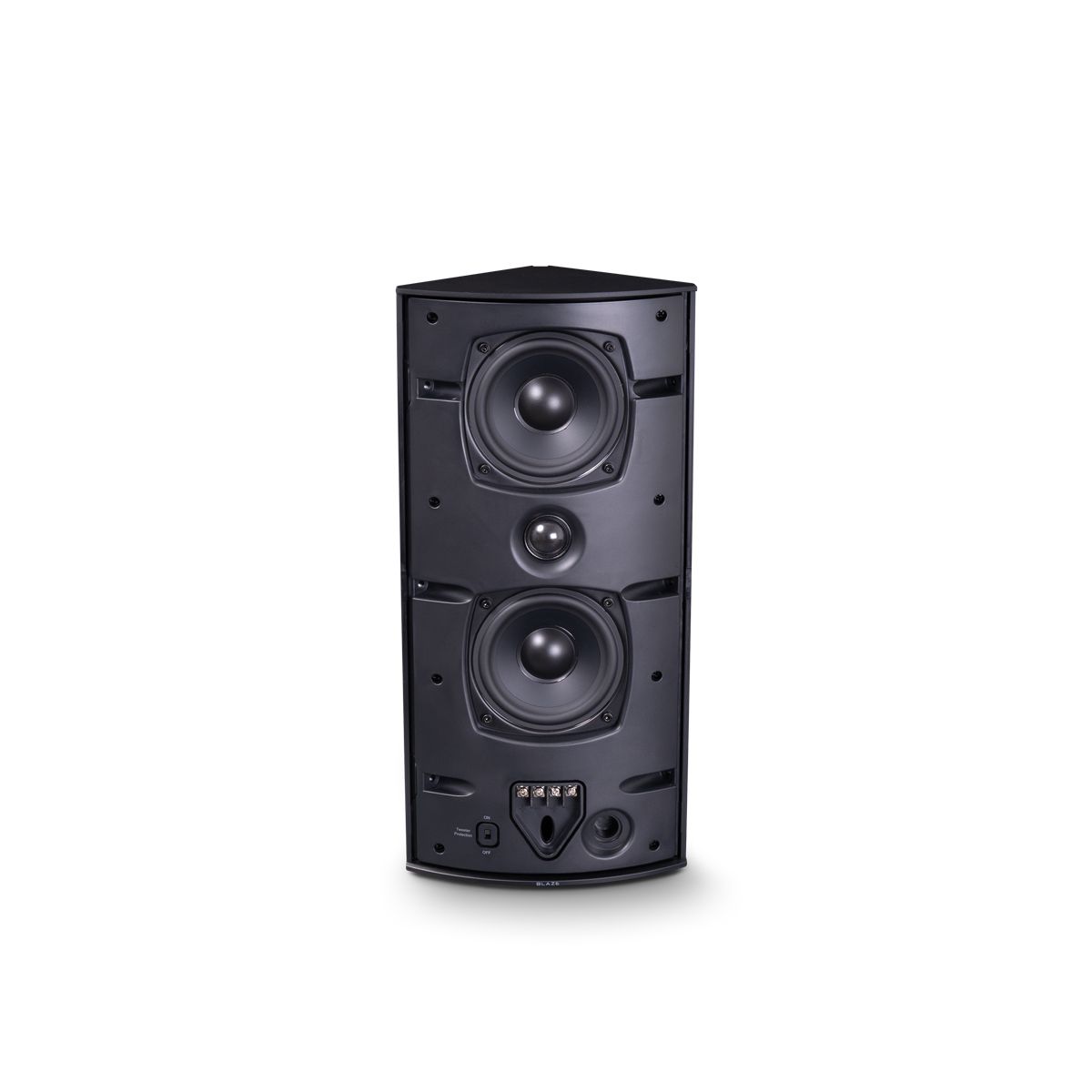 Corner Spkr, 4in+Rad, 8Ohm Only, IP65, Black, *MUST BUY 2*