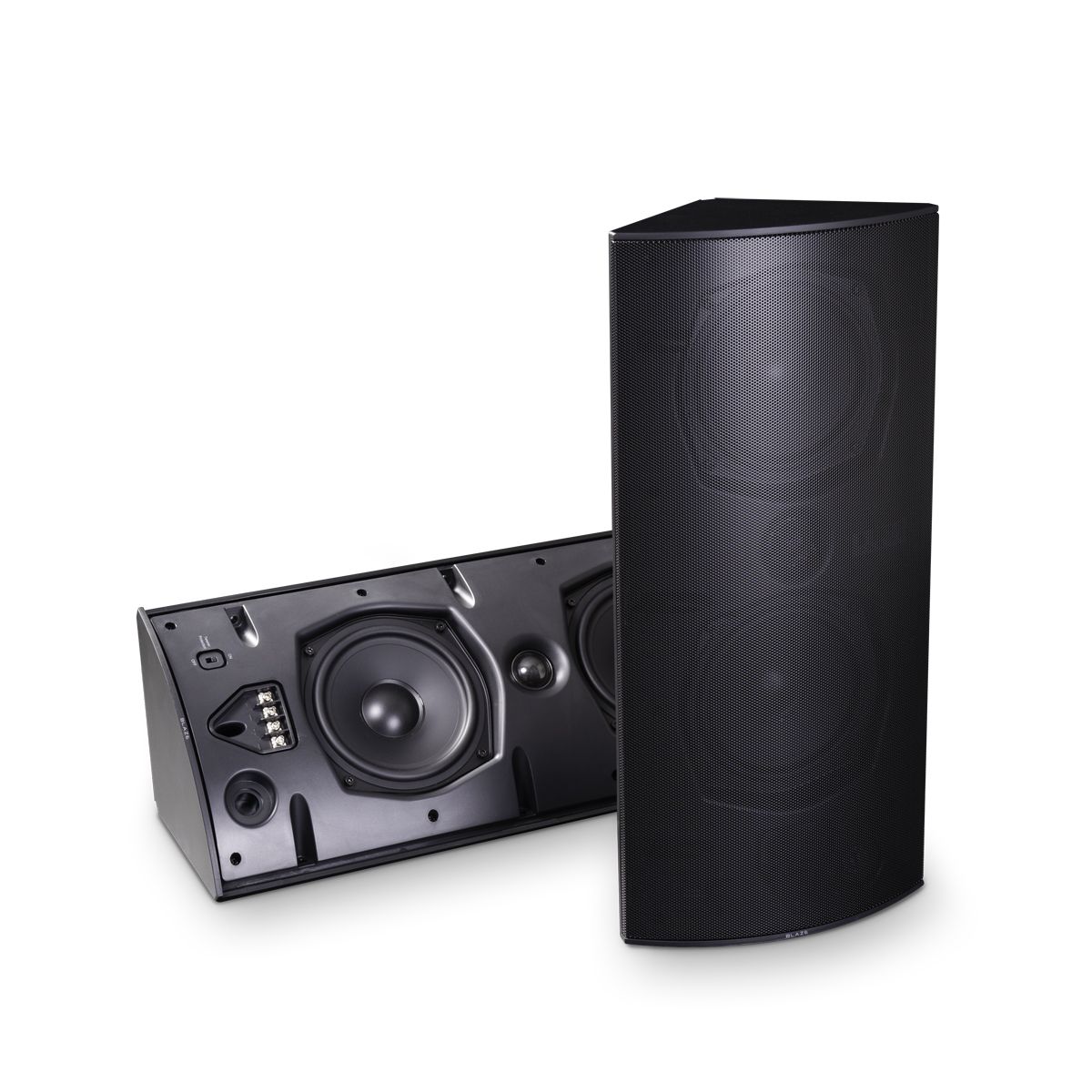 Corner Spkr, 5.25in+Rad, 8Ohm Only, IP65, Black, *MUST BUY 2