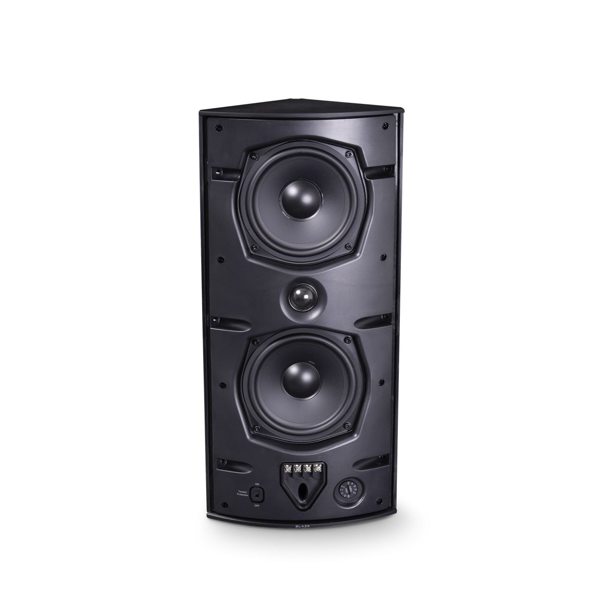 Corner Spkr, 5.25in+Rad, 70v/8Ohm, IP65, Black, *MUST BUY 2*