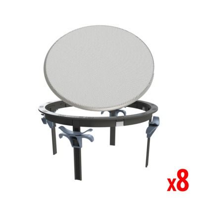 Ring and Grille for Director 6&8in In-Ceiling speakers 8-pac