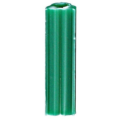 Dottie 222 #10-#12 Green Ribbed Tubular Plastic Anchor