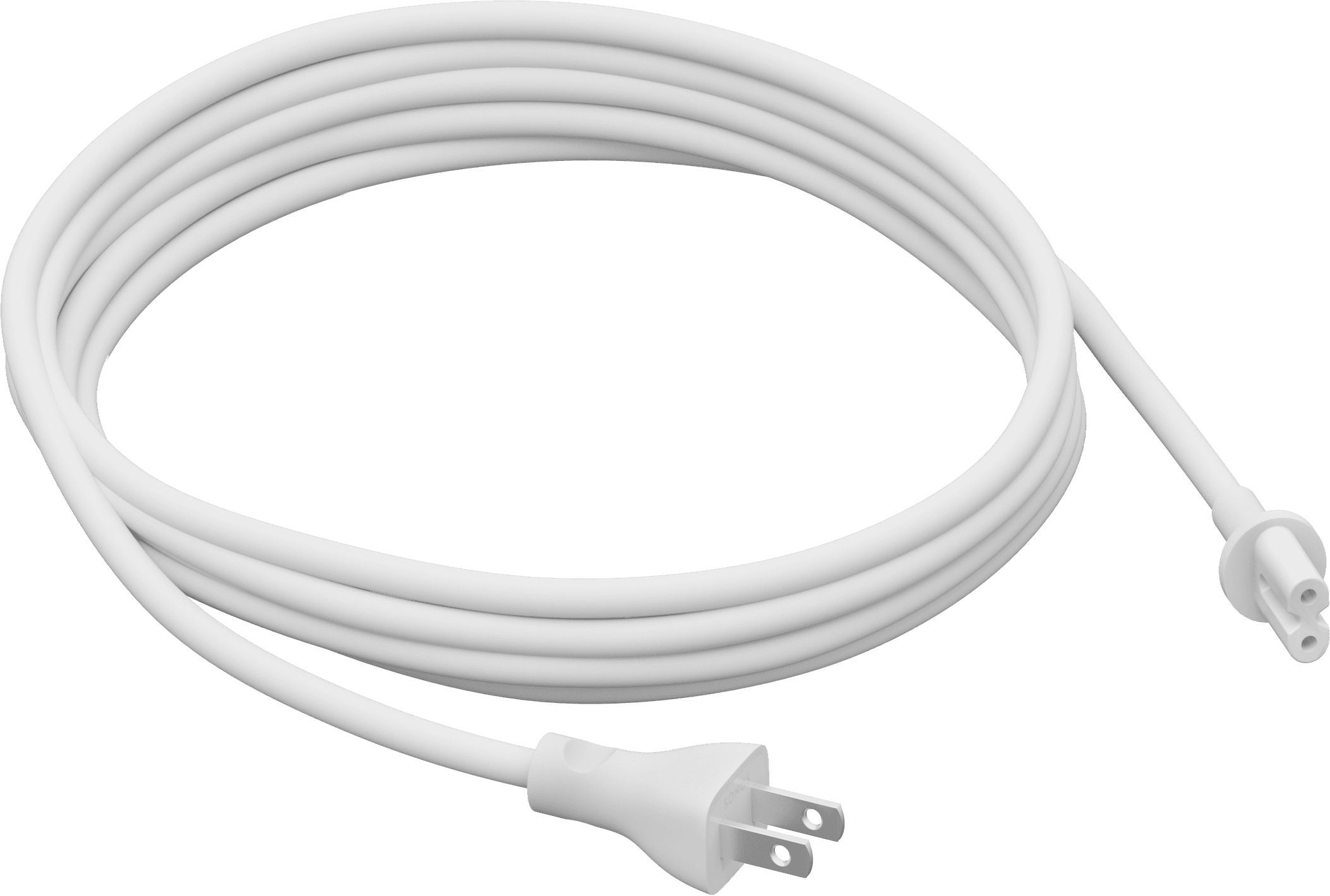 Long Straight Power Cable US (White)
