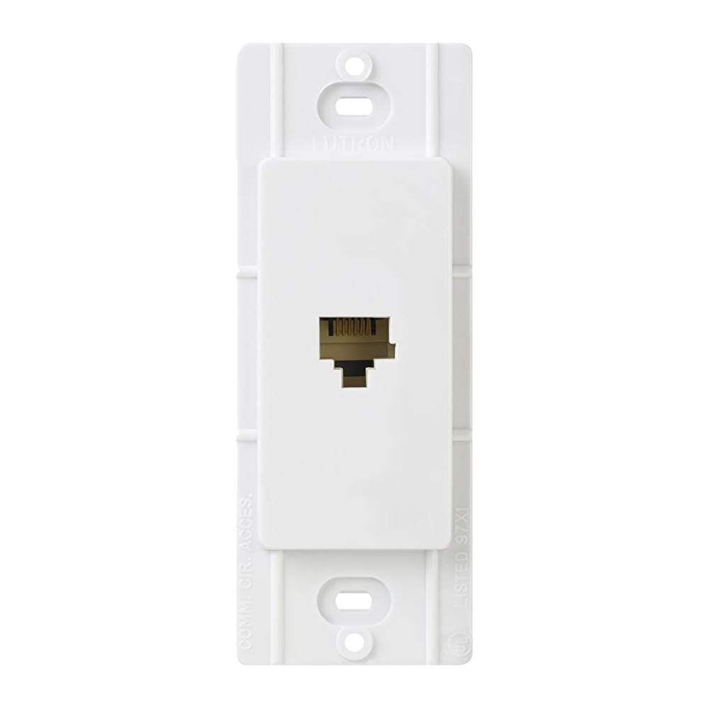 TELEPHONE JACK 6 CONDUCTORCLARO  - GLOSS WHITE