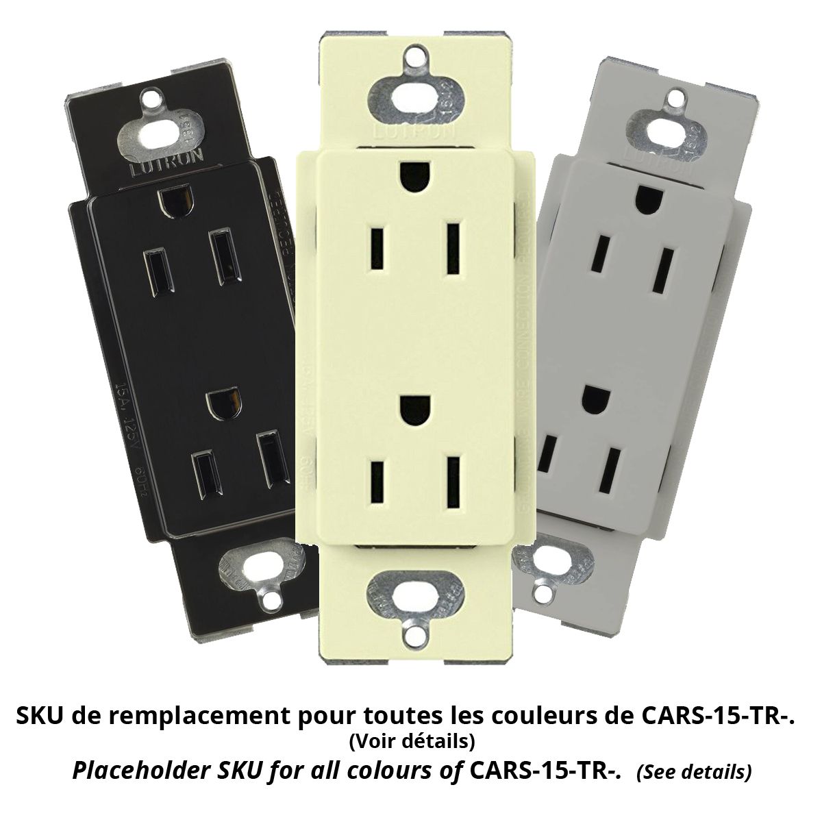 15A TAMPER RESISTANT RECEPTACLE CLARO - **Specify Colour**
