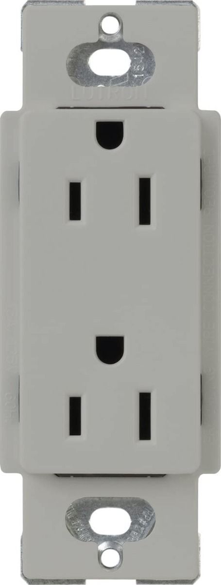 15A TAMPER RESISTANT AC RECEPTACLE CLARO - GLOSS GRAY