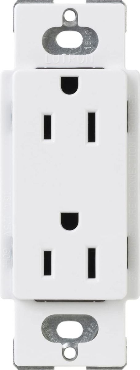 15A TAMPER RESISTANT AC RECEPTACLE CLARO - GLOSS WHITE