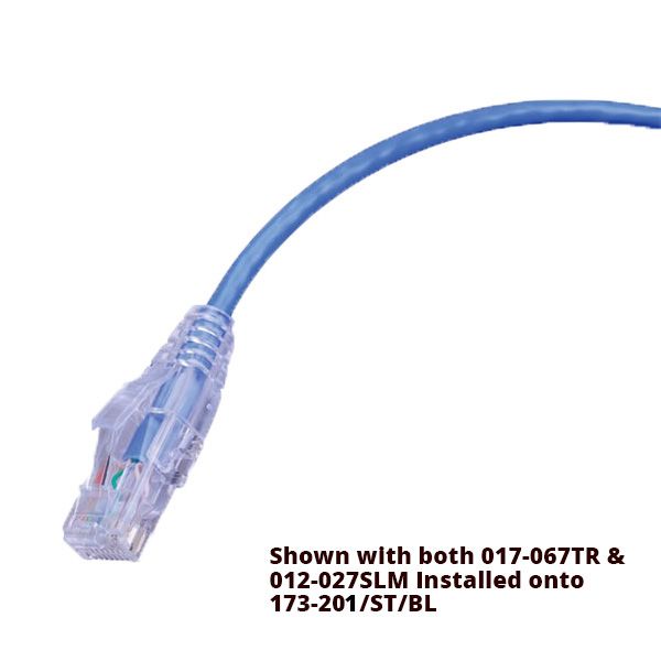 RJ45 - CAT6A - Flexible Slide-on Boot for 012-027SLM-100