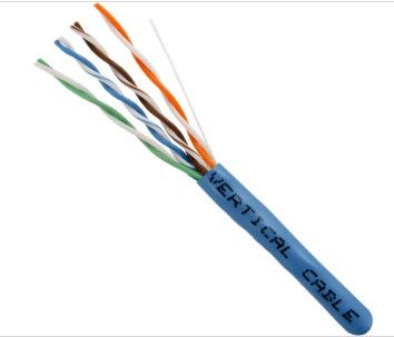 CAT-5e,  350MHz, Riser Rated 1000 FT Pull Box. - Blue