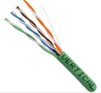CAT-5e,  350MHz, Riser Rated 1000 FT Pull Box. - Green