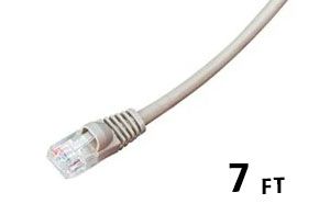 Cat 6 500 MHz Network Cables- Gray - 7ft