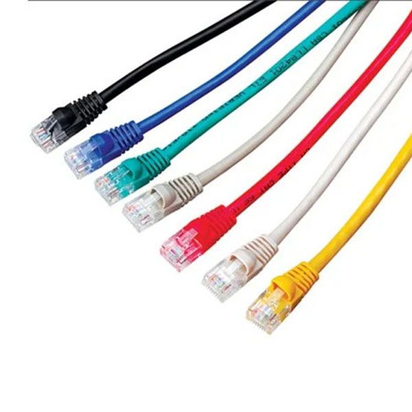 Cat 5E 350 MHz Network Cables- White - 25ft