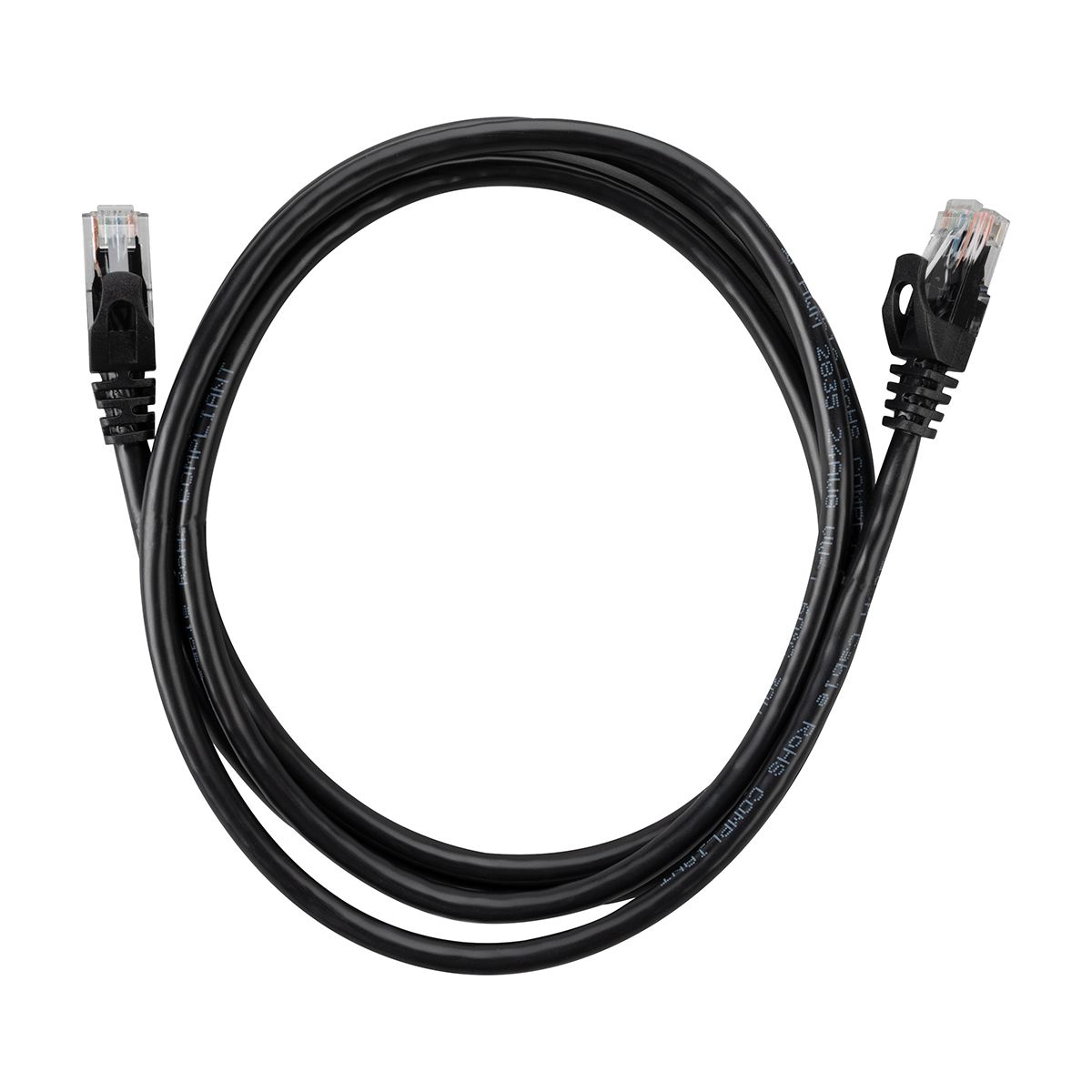 Cat 6 500 MHz Network Cables- Black - 10ft