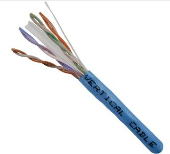 CAT-6 - 550MHZ Riser Rated 23AWG - 1000FT Pullbox Blue