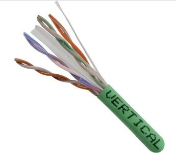 CAT-6 - 550MHZ Riser Rated 23AWG - 1000FT Pullbox Green