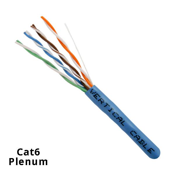 Cat6 Plenum blue 1000\' Pull Box  (066-)