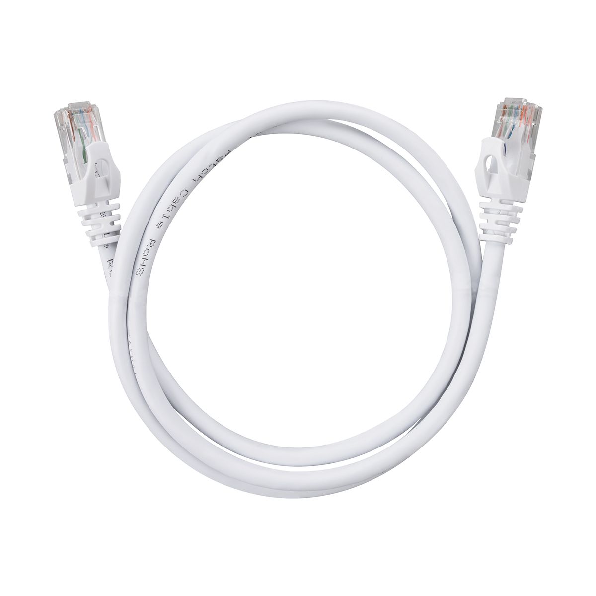 Cat 6 500 MHz Network Cables- White - 14ft