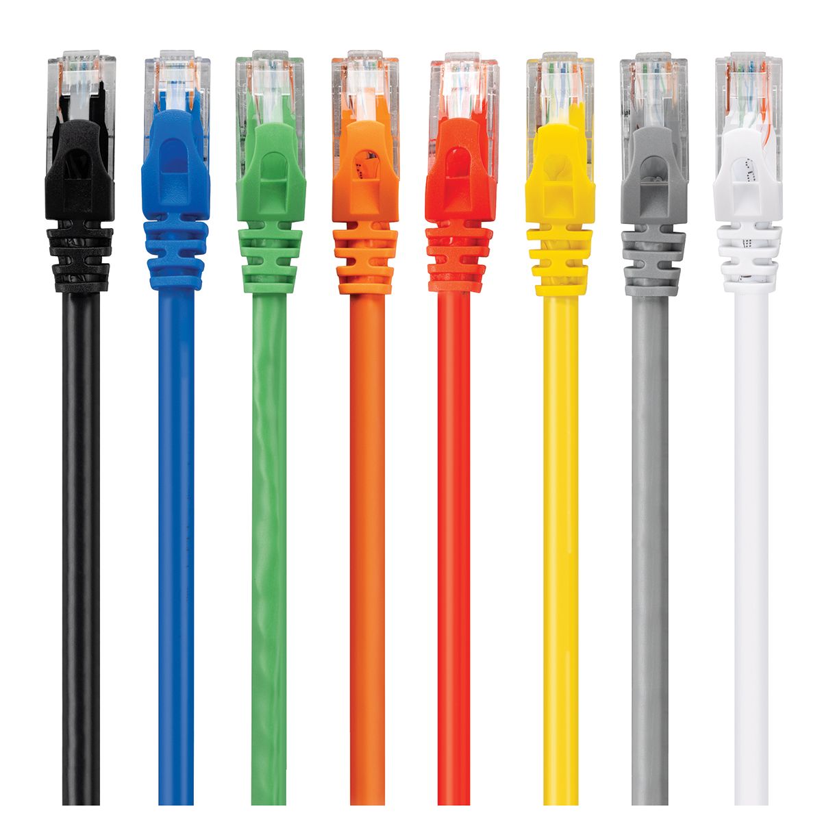 Cat 6 500 MHz Network Cables- Black - 10ft