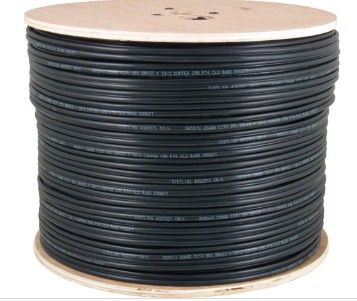 CAT6A (Augmented) 10Gb, Shielded F-UTP, 1000ft Spool, Black