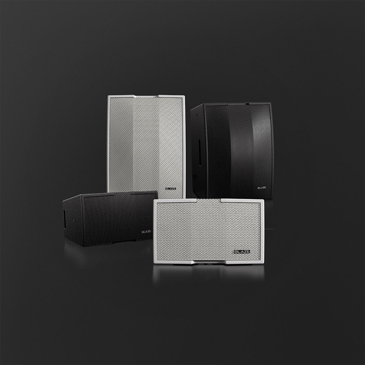 Constant Beamwidth Speaker 160deg Horz Pattern, Passive, BK