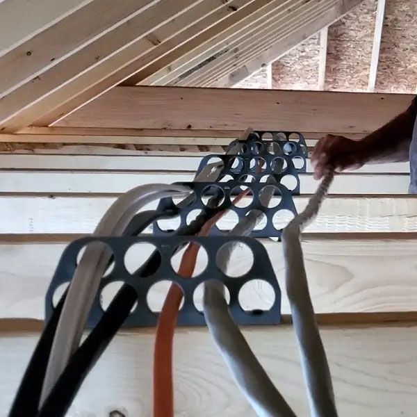 Cable Chase- Screw on multi-hole cable bracket
