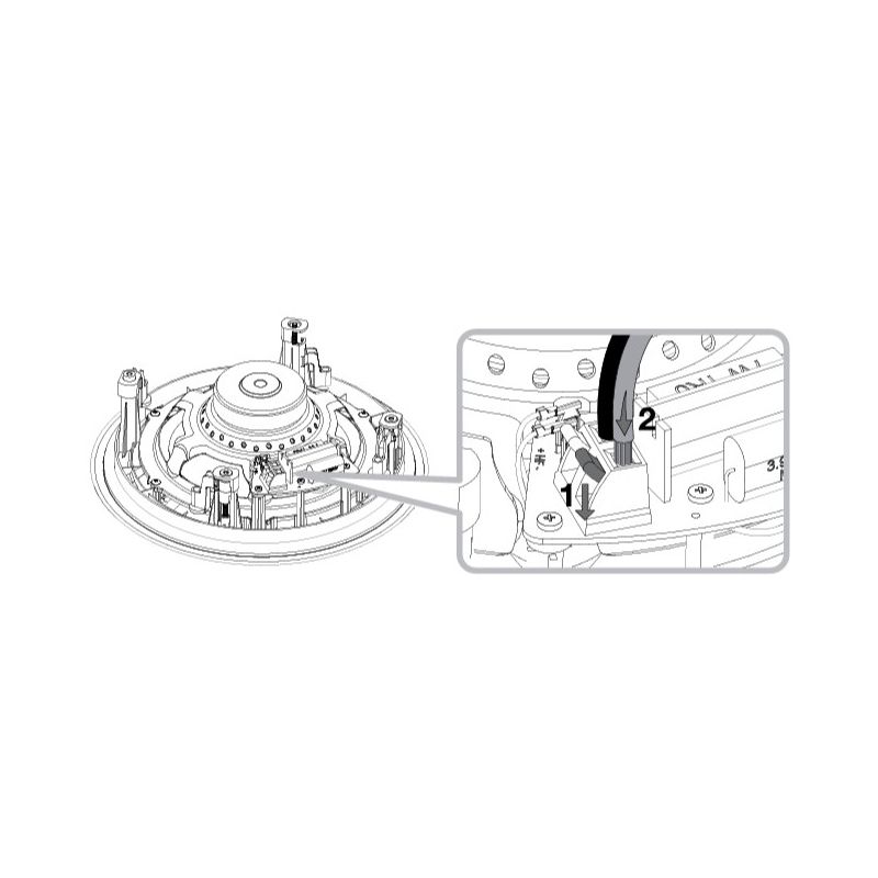 Flexible Series 8in In-Ceiling Spkr, EACH (Must Buy Pair)