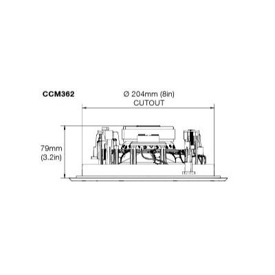 Flexible Series 6in In-Ceiling Spkr, EACH (Must Buy Pair)