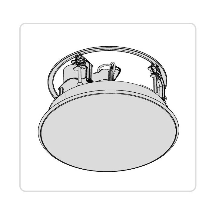Reference Series In-Ceiling Spkr, 7in, Black, Each