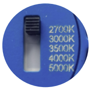 Luna Multiples 3.5 in x 3 White, 27-50K Selectable