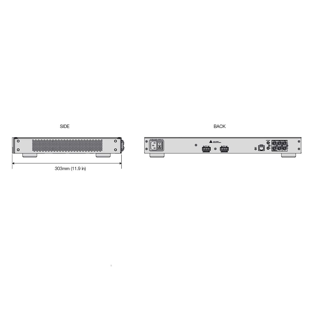 4CH Compact CI Amplifier with embedded DSP