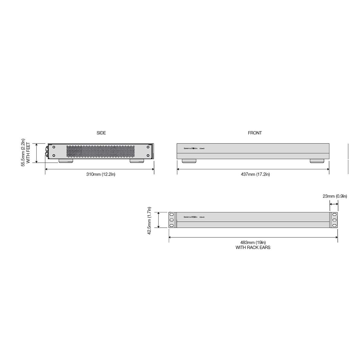 4CH Compact CI Amplifier with embedded DSP