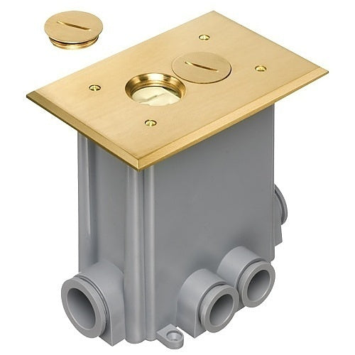 Arlington FLBC101MB Concrete Floor Boxes with Metallic Covers