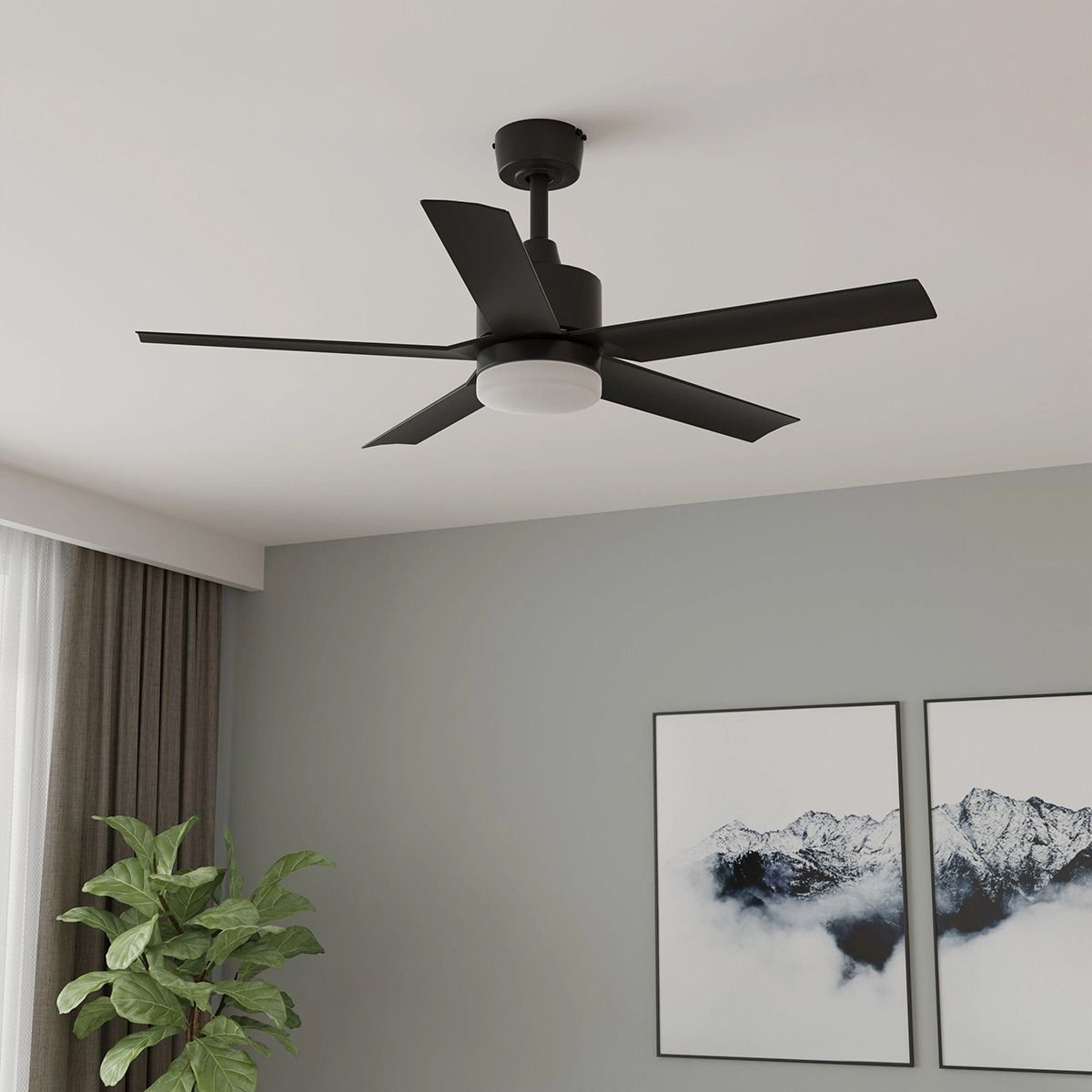 RA3 SUNNATA TOUCH FAN CONTROL - 4 SPEED - GLOSS WHITE