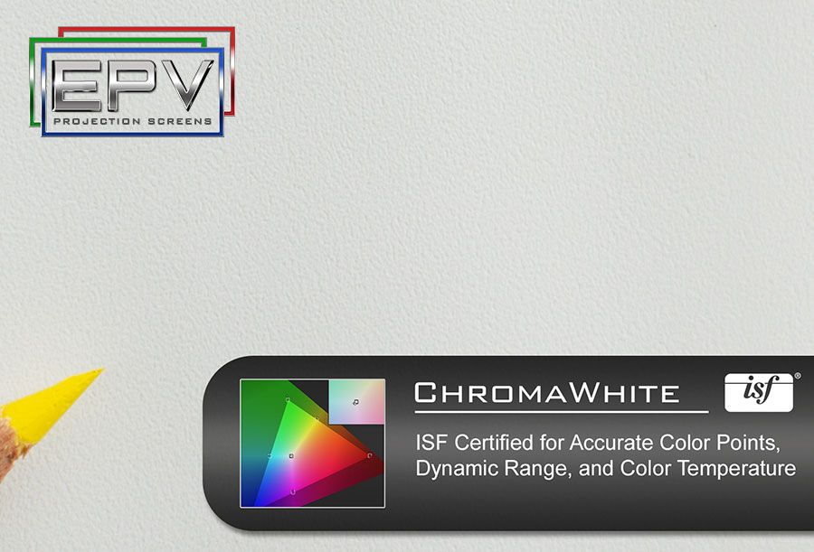 Fixed Frame White Screen, ISF, Edge Free Bezel - 150in
