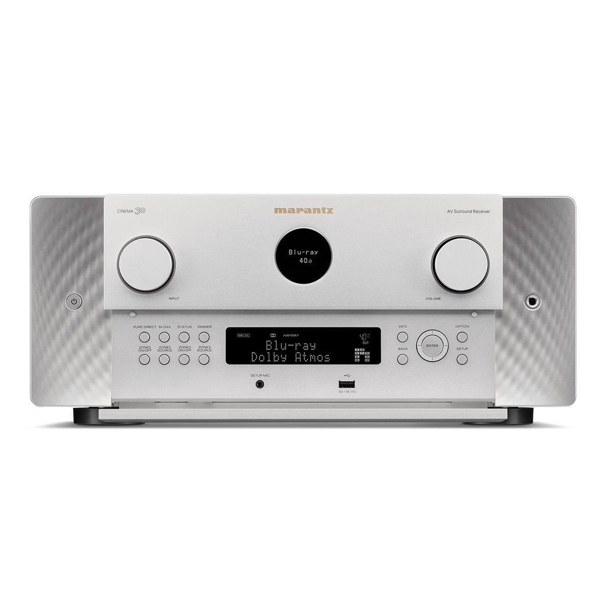 11.4ch 140w 8K AVR, 13.4 preouts, Luxury Design,HDAM- SILVER