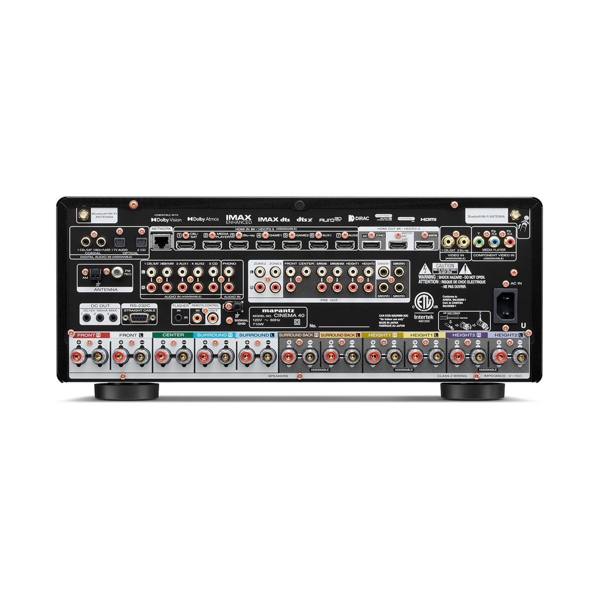 9.4ch 125w 8K AVR, 11.4 processing, Luxury Design, HDAM
