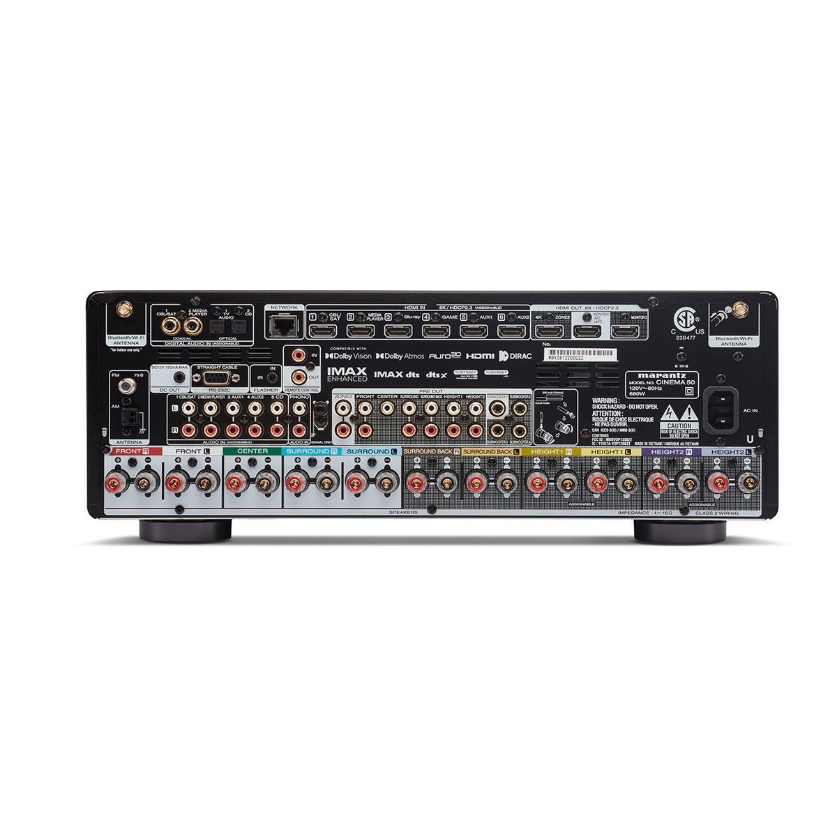9.4ch 110w 8K AVR, 11.4 processing, Luxury Design, HDAM